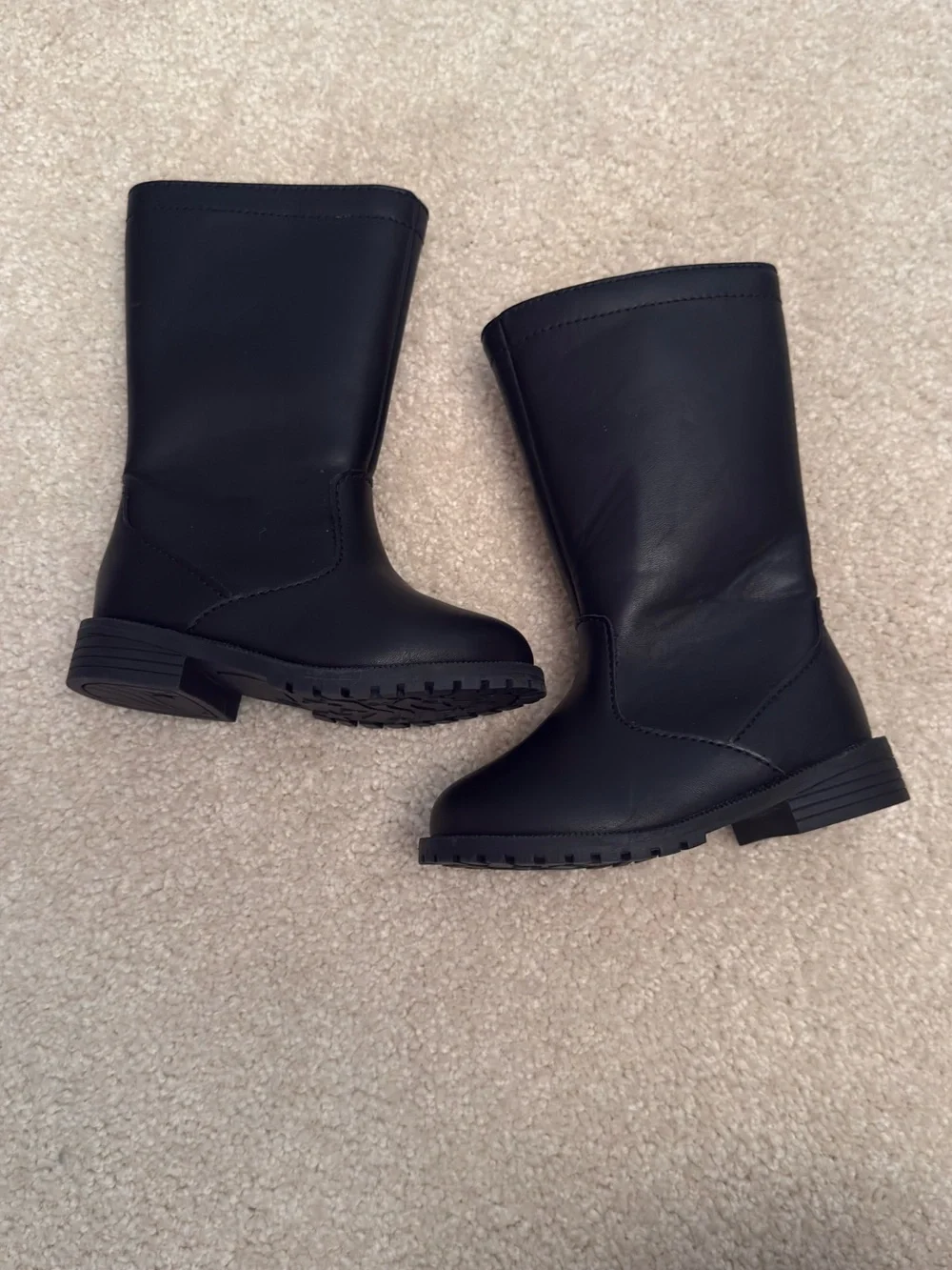 GAP Black Kids Mid-Calf Zip Boots